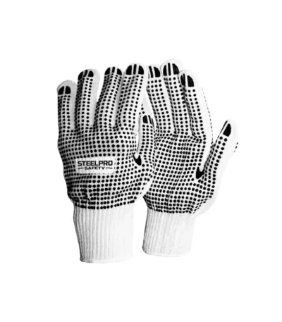 GUANTES DE HILO DE PUNTO PVC