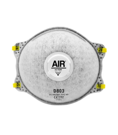 RESPIRADOR DESCARTABLE AIR D803 FPP2 NR C/VÁLVULA CONTRA VAPORES ORGÁNICOS