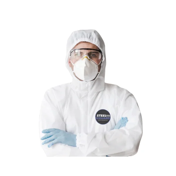 TRAJE DE PROTECCIÓN STEEL GUARD 1600 BLANCO 55 GSM